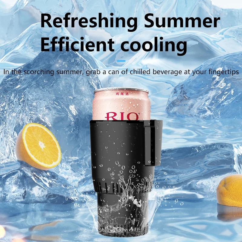 12V Smart Car Mug: Hot Coffee or Icy Soda on the Go!